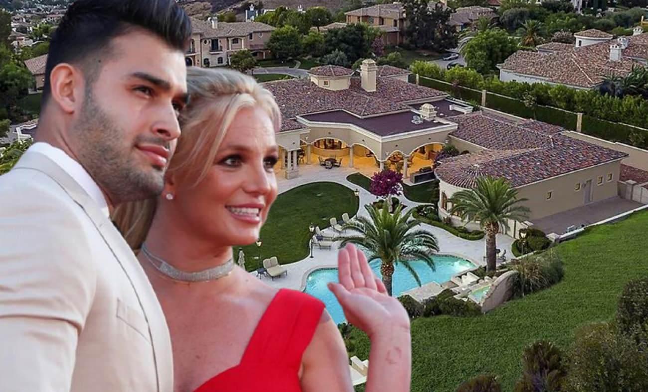  Britney Spears ve eşi Sam Asghari Los Angeles'ta malikane satın aldı! içinde yok yok...