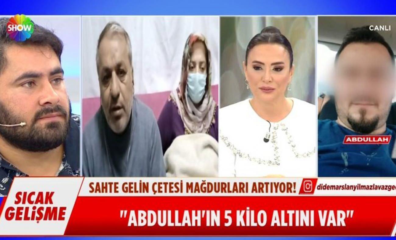 The marriage gang was busted in the program of Abandonment with Didem Arslan!  Confused on live broadcast