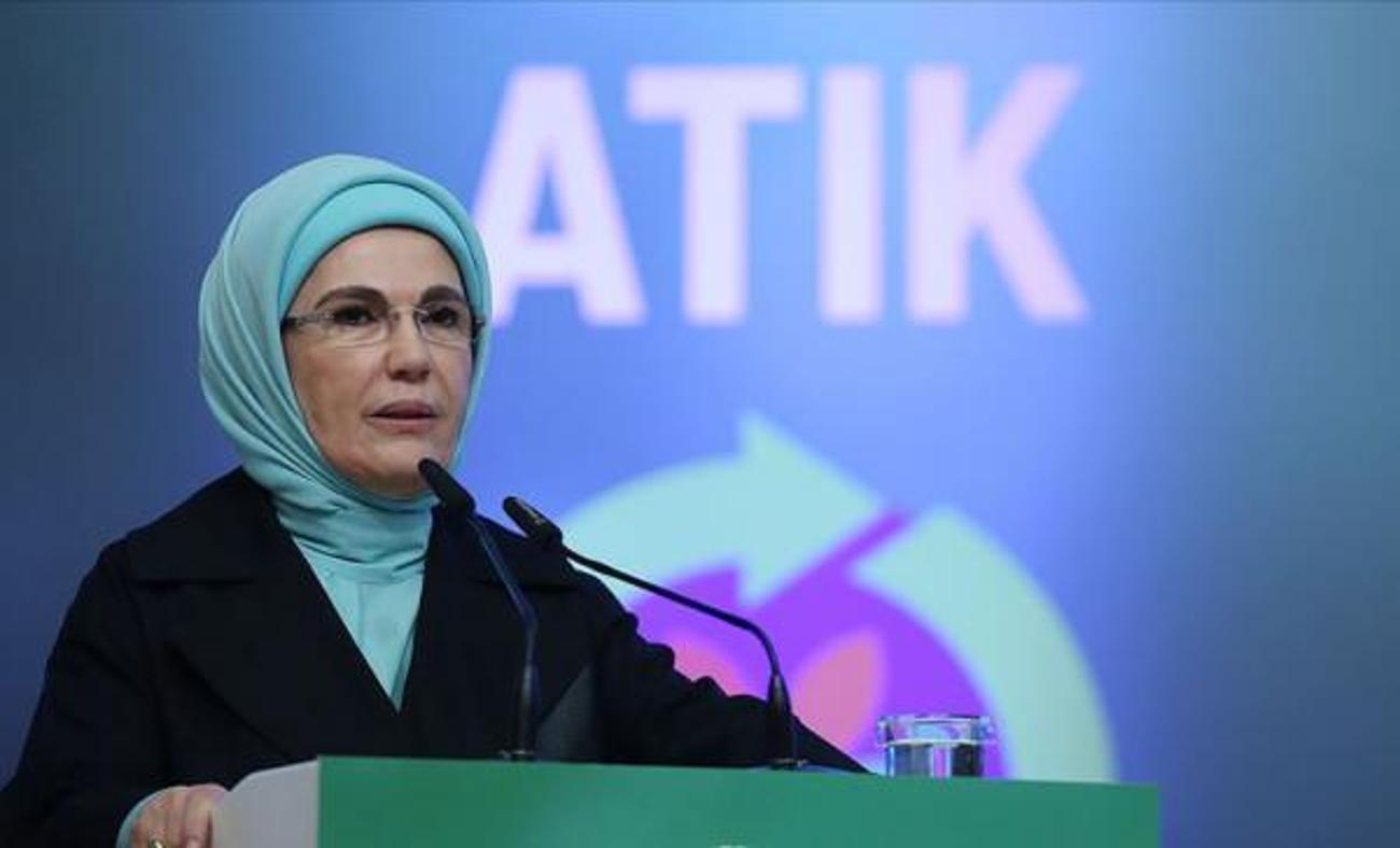 Emine Erdoğan Hatay Yeşil Doğa Kadın Girişim Kooperatifi üyelerini tebrik etti