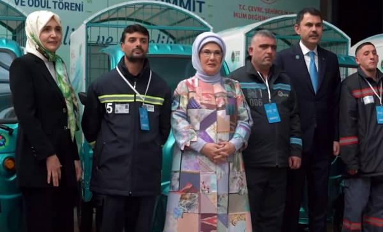 Emine Erdoğan 'Sıfır Atık' projesi kapsamında çocuklara ve gençlere seslendi!