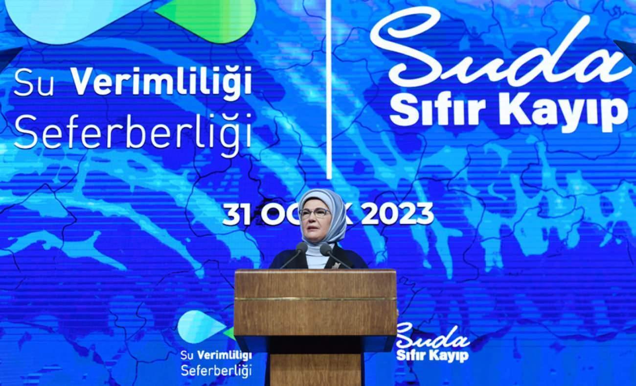 Emine Erdoğan "Su Verimliliği Seferberliği" tanıtım toplantısına katıldı!