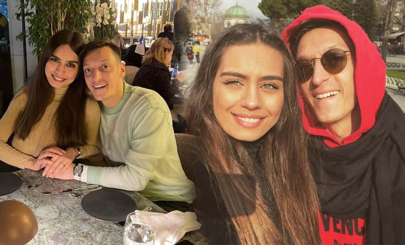 İkinci kez baba olan Mesut Özil, Amine Gülşe'ye aşkını haykırdı! Düşman çatlatıyor