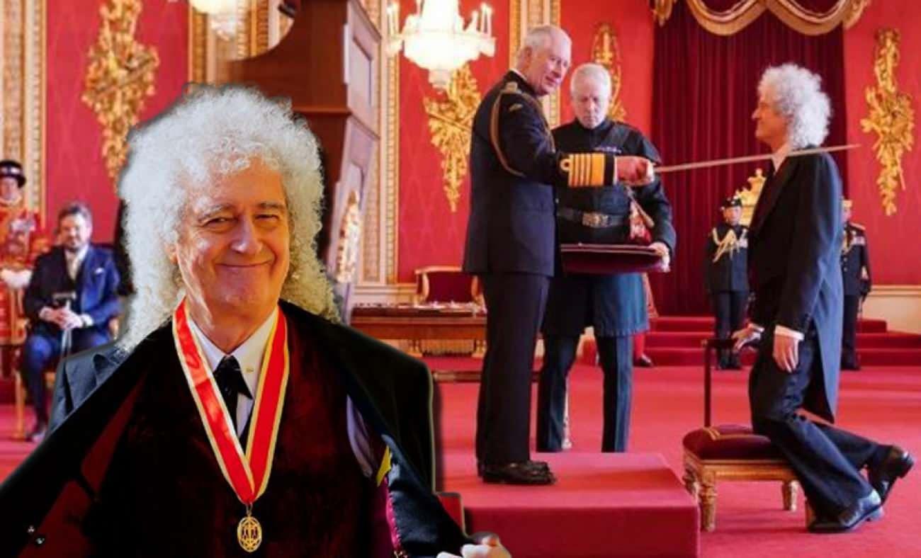 Queen'in gitaristi Brian May "Sir" unvanı aldı! İngiltere Kralı 3. Charles...
