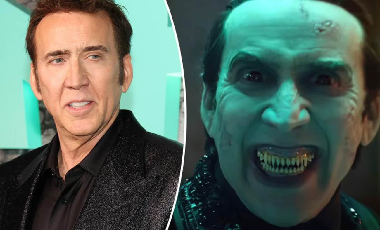 Nicolas Cage, ‘Drakula’ karakterinin hakkını verdi! Dişlerini sivri bir biçimde törpületti