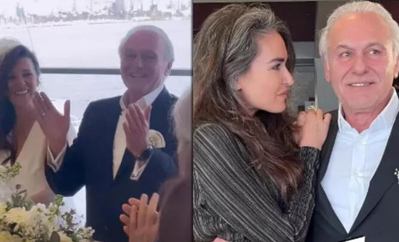 Eda Taşpınar’ın 70 yaşındaki babası Teoman Taşpınar evlendi!