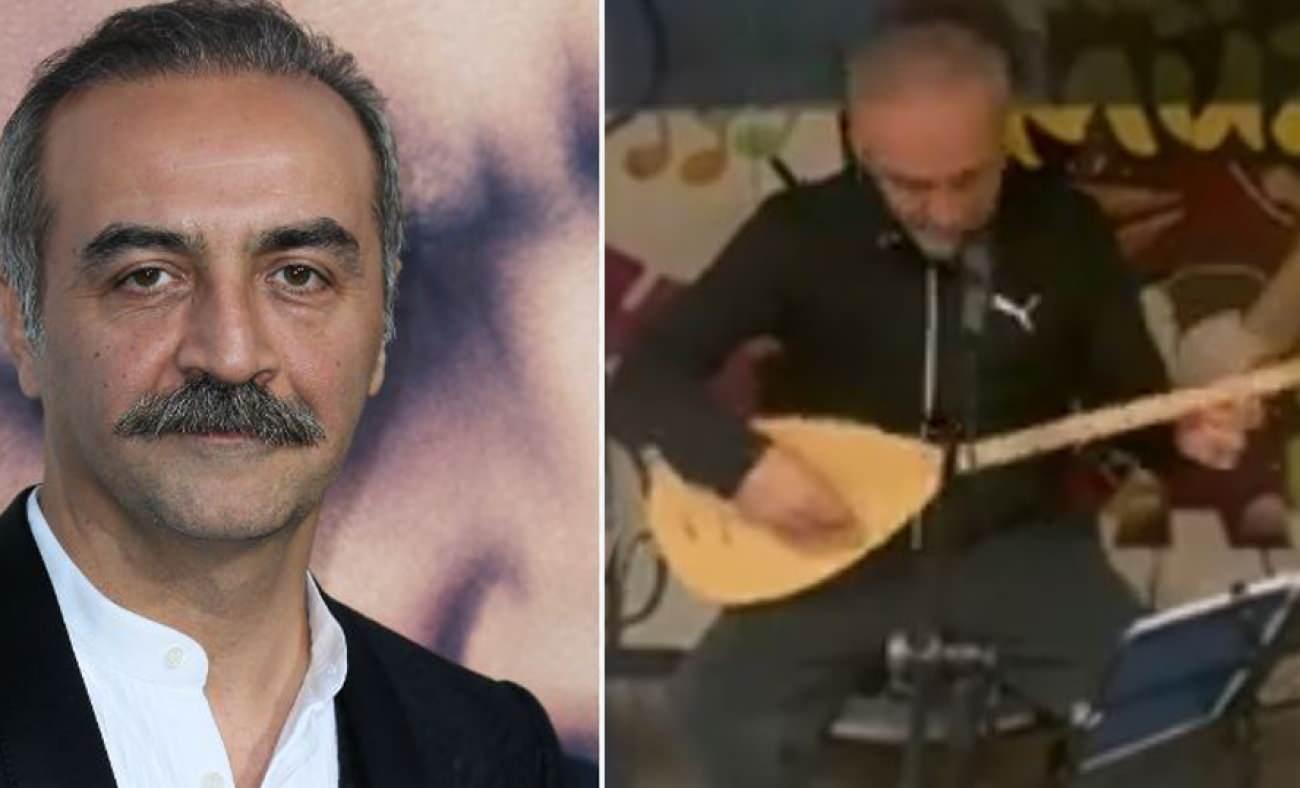 Yılmaz Erdoğan sesiyle büyüledi! Metroda sokak sanatçısına denk gelince türküye eşlik etti!