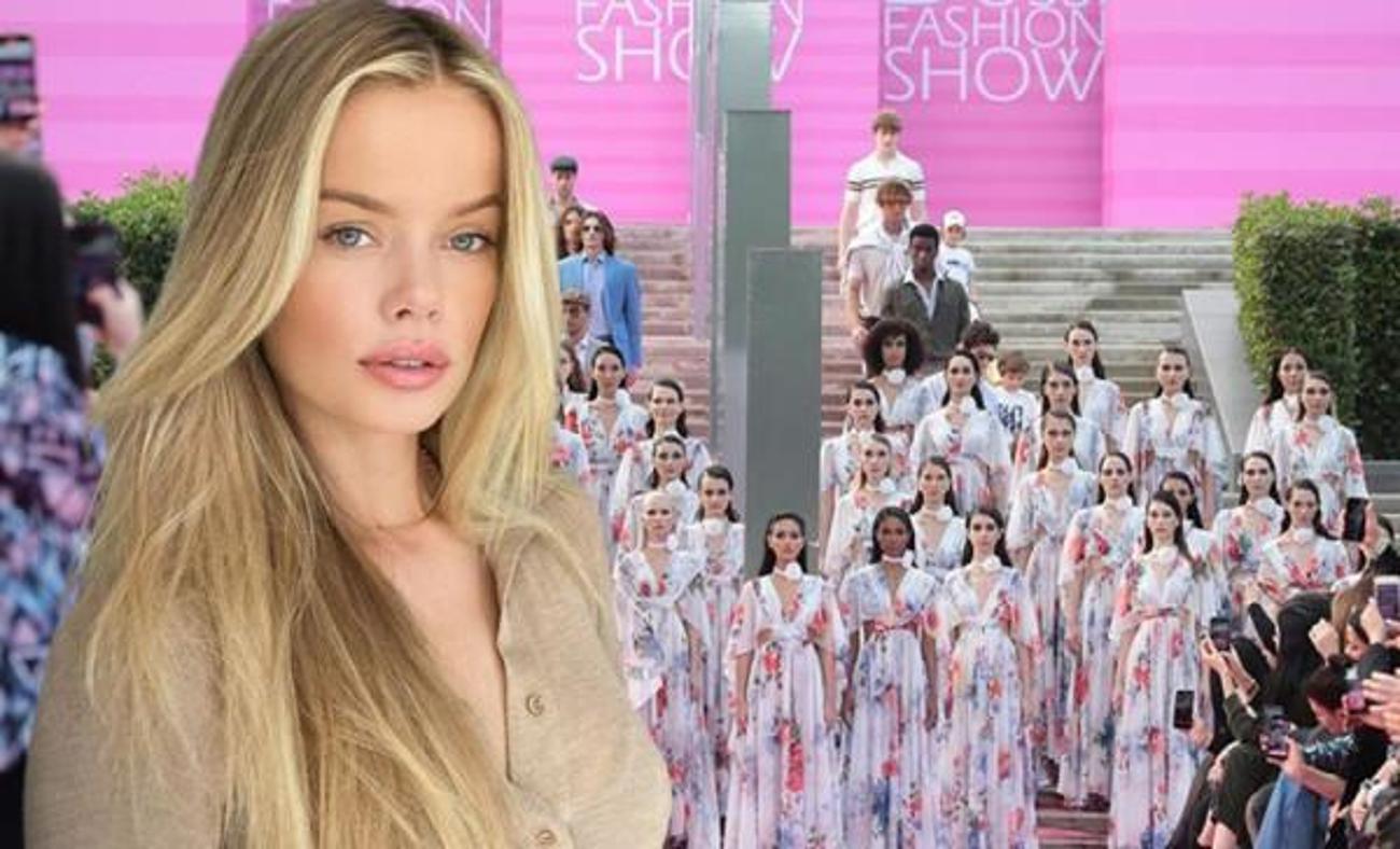 Antalya'da podyuma &ccedil;ıkacak d&uuml;nyaca &uuml;nl&uuml; model Frida Aasen geleneği bozmadı! "Merhaba T&uuml;rkiye"