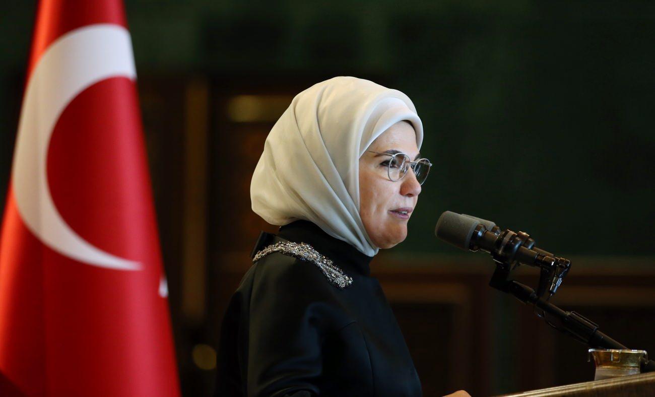 Emine Erdoğan; "Hiçbir ideoloji masum bir insanın canından değerli değildir"