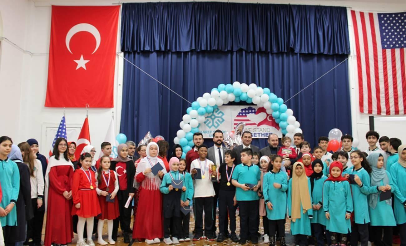ABD'de Türk rüzgarı! İstiklal Marşı'nı Güzel Okuma Yarışması düzenlendi