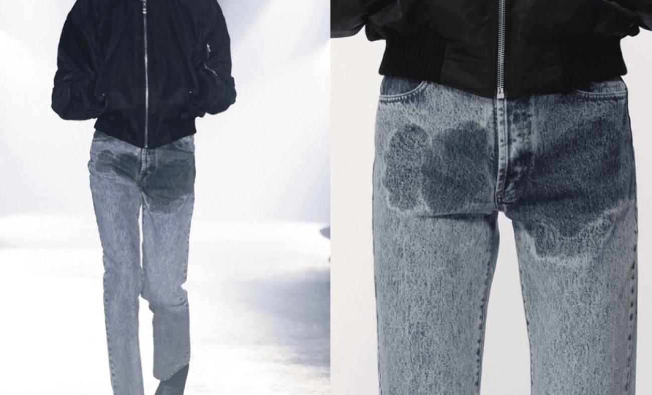 Dünyaca ünlü markanın 25 bin liralık idrar lekeli pantolonu olay oldu!
