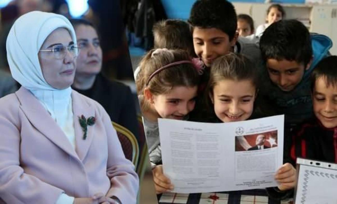 Emine Erdoğan'dan Öğrencilere Karne Mesajı