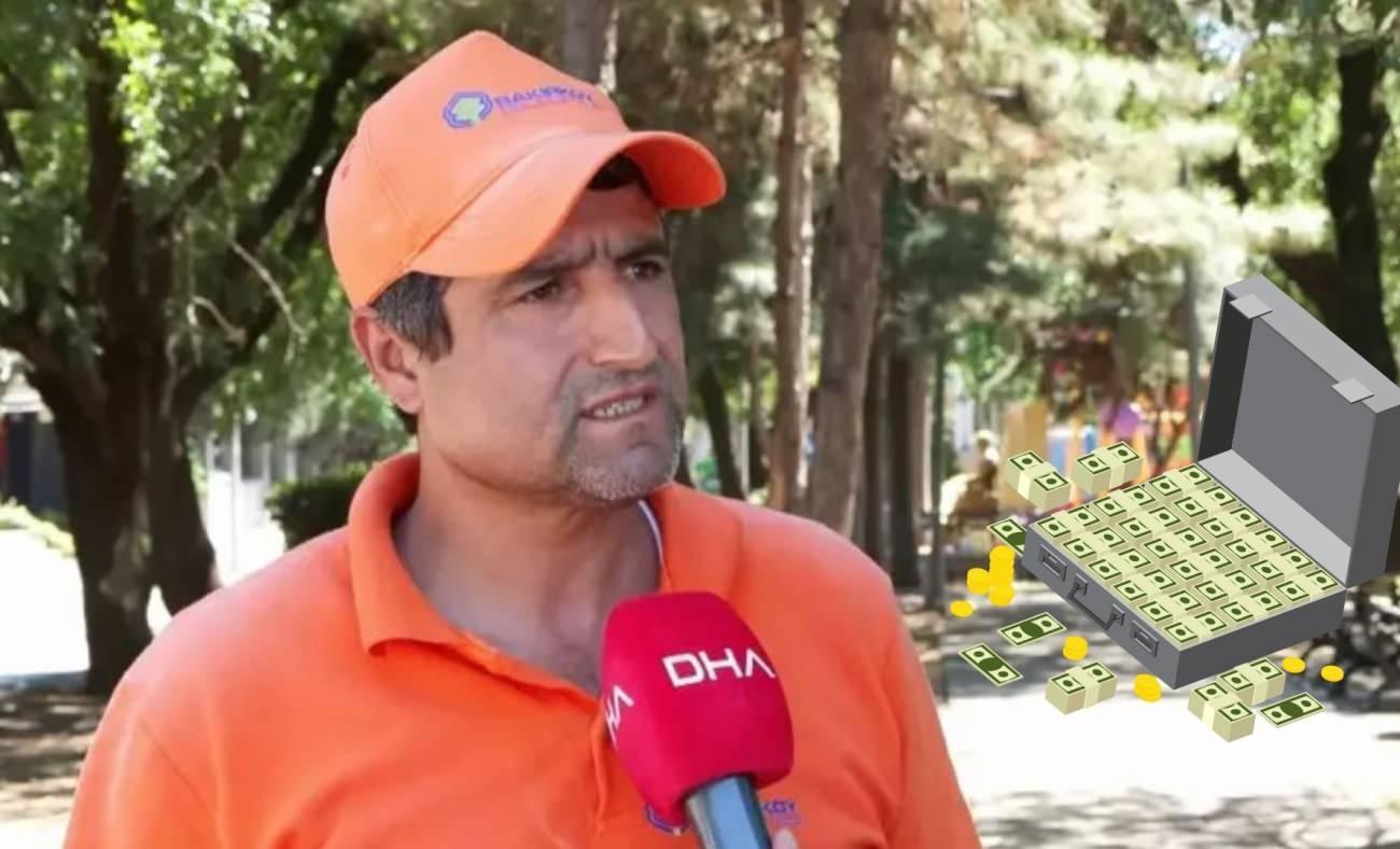 Sokakta bulduğu 5 milyon TL dolusu çantayı sahibine teslim etti! Karşılığında 100 dolar aldı