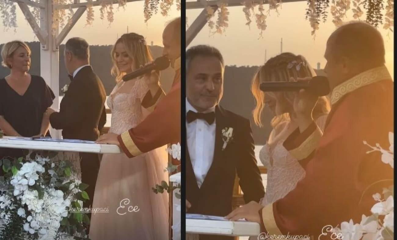 Hayat Bilgisi'nin oyuncusu Kerem Kupacı nikah masasından kaçtı! Renkli görüntülere sahne oldu