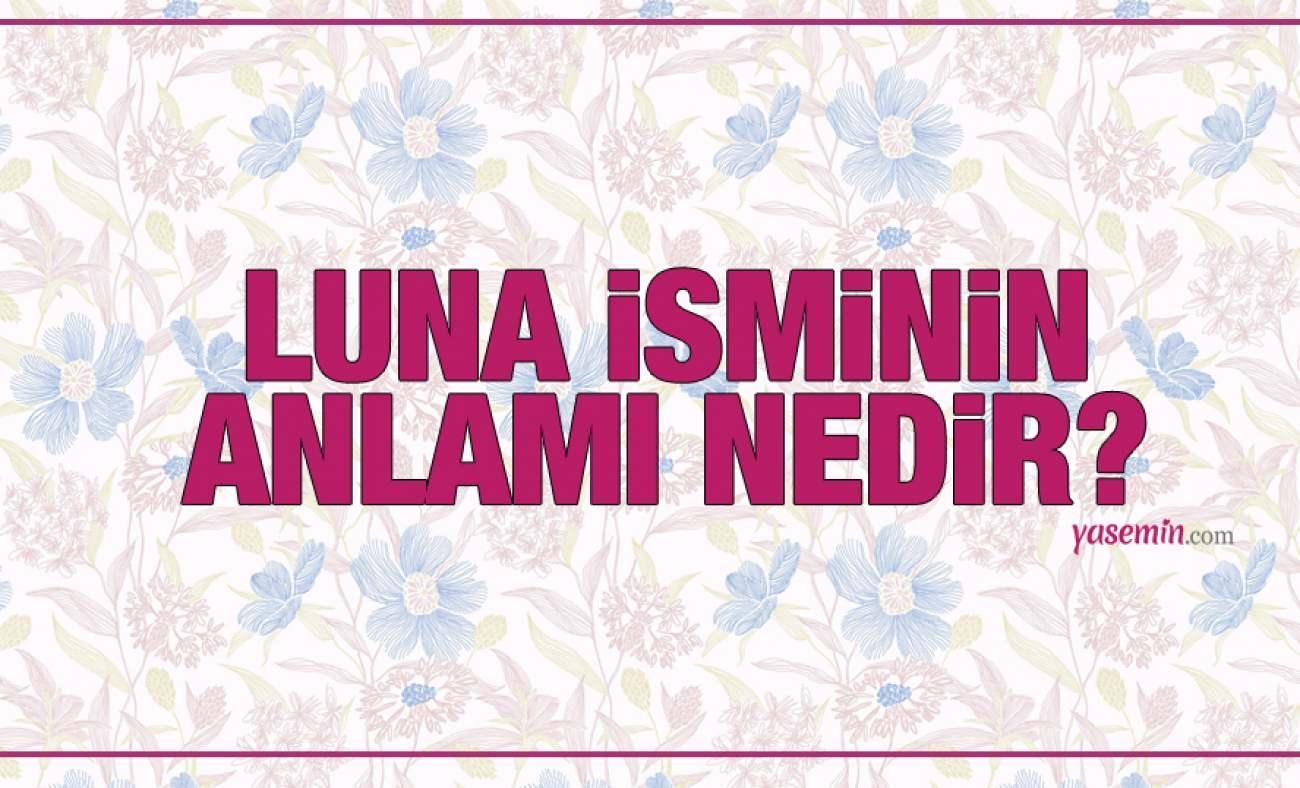 Burcu Biricik'in kızına verdiği Luna isminin anlamı nedir? Luna ne demek?