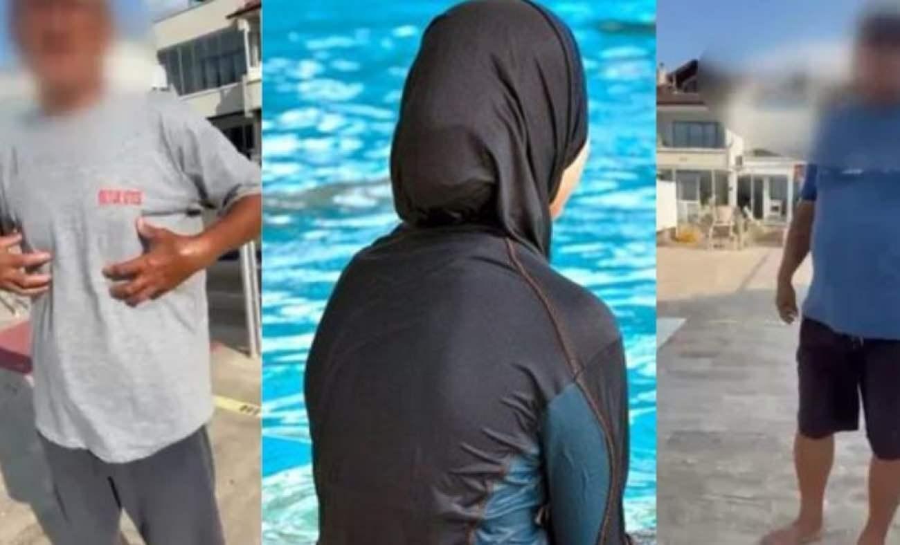 Düzce'de tesettürlü mayo skandalı yaşanmıştı! Valilik suç duyurusunda bulundu