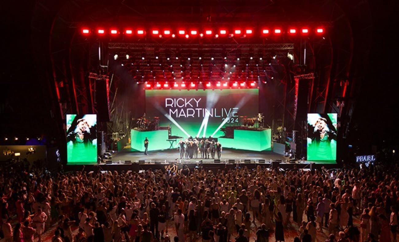 Ricky Martin, Antalya'da Unutulmaz Bir Konser Verdi
