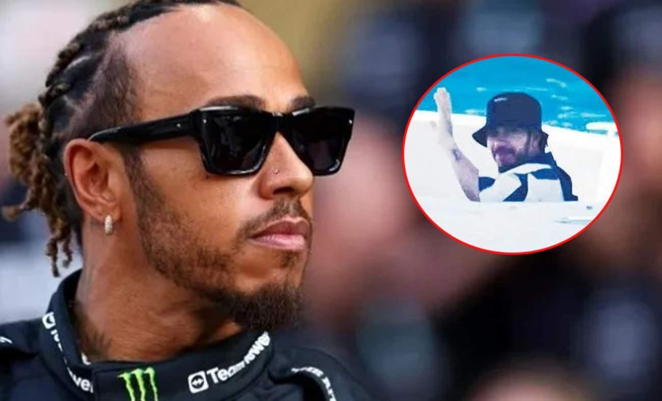 Yarış pilotu Lewis Hamilton Bodrum'da görüntülendi!