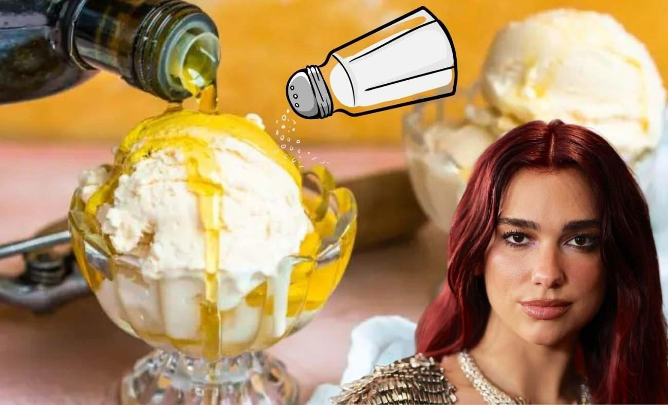 Dua Lipa'nın dondurması dünyayı kasıp kavuruyor! Gelato con olio tarifi