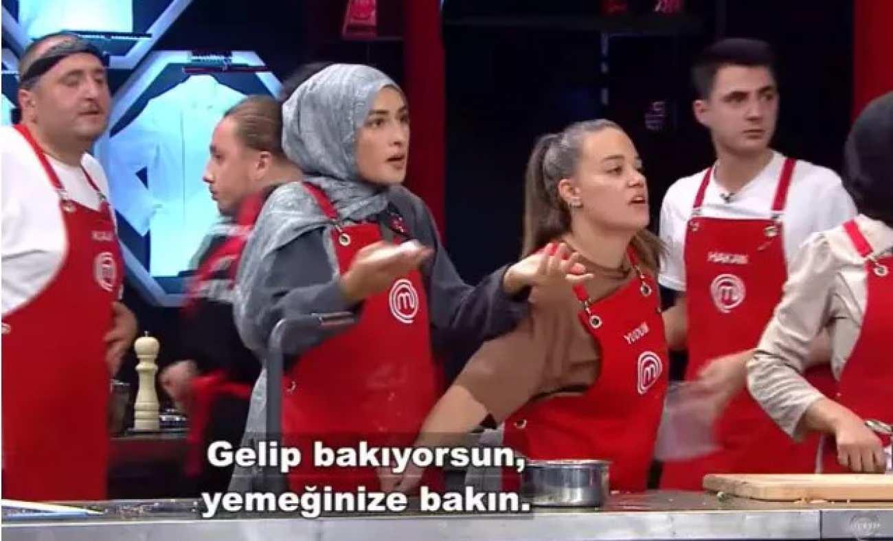 Masterchef'te gergin anlar! Beyza dayanamadı ve Onur'a çıkıştı