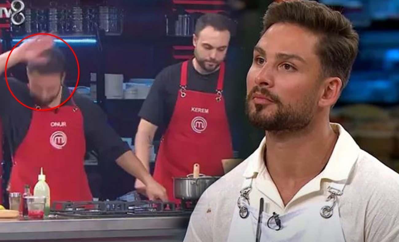 MasterChef'te yemek krizi: Onur sinirlerine hakim olamadı!