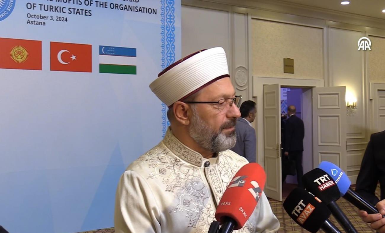 Diyanet İşleri Başkanı Ali Erbaş'tan Filistin mesajı