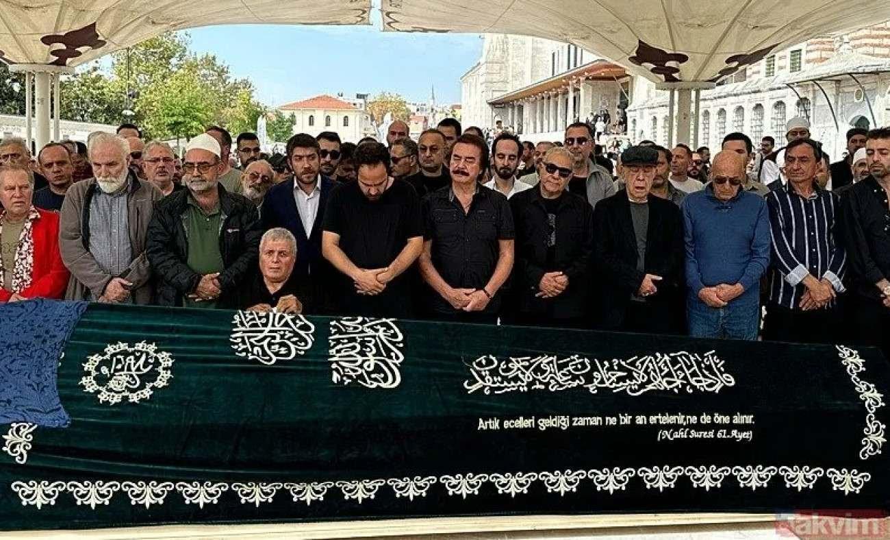 Mazhar Alanson'un kızı son yolcuğuna uğurlandı! Orhan Gencebay ve Fuat Güner yalnız bırakmadı