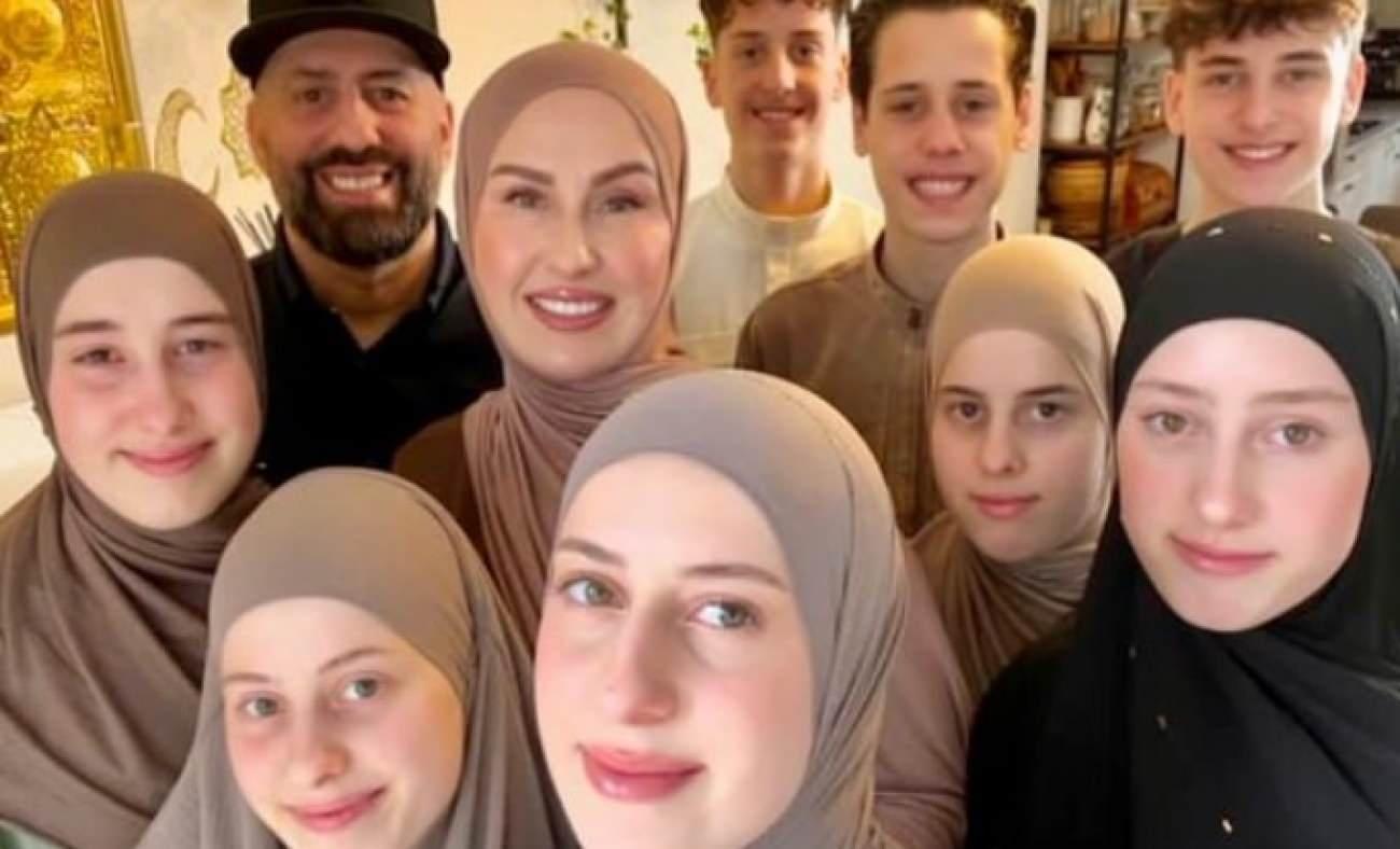 Alman ailenin tamamı Müslüman oldu