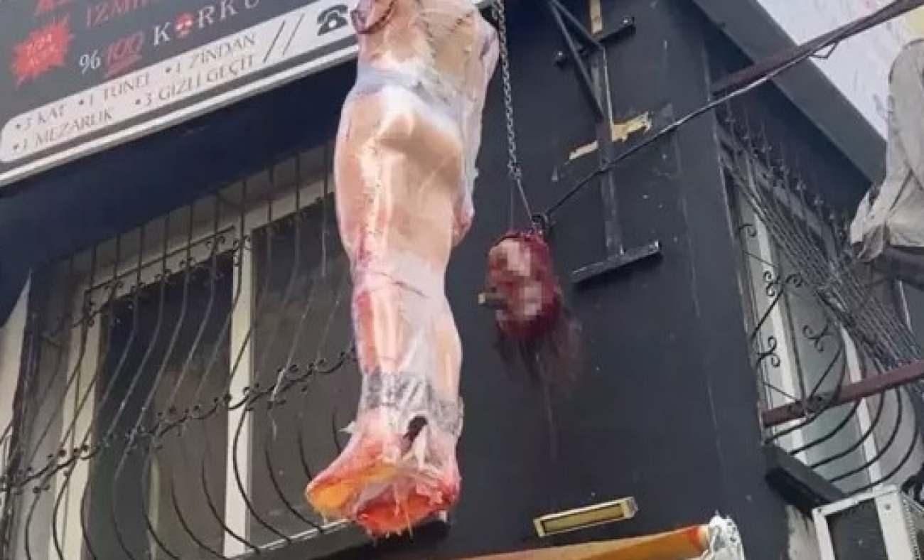 İzmir'de dehşete d&uuml;ş&uuml;ren manzara! Par&ccedil;alanmış kadın v&uuml;cudu maketleri...