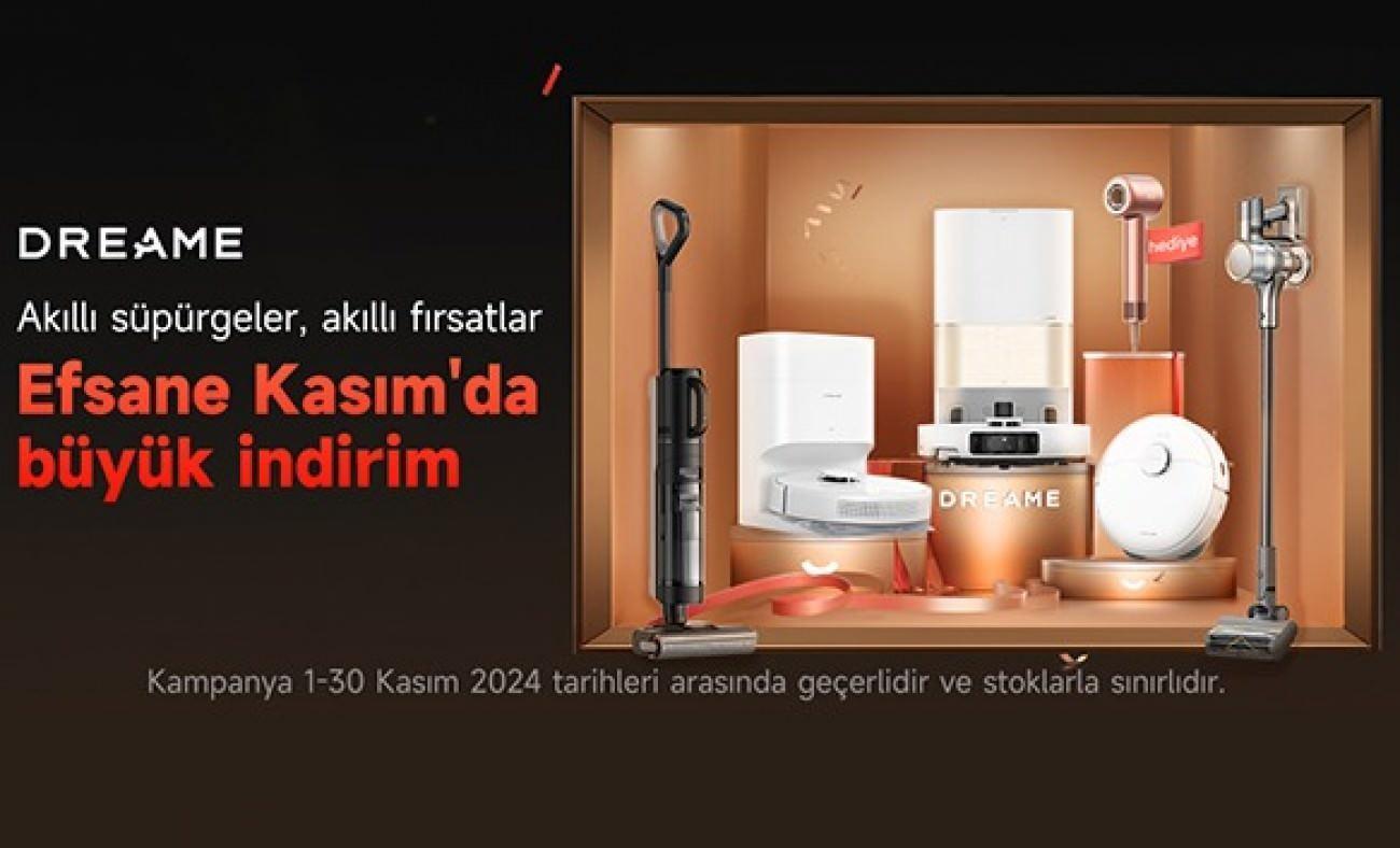 Dreame’nin efsane süpürge modelleri Efsane Kasım’a özel indirimlerle satışta!