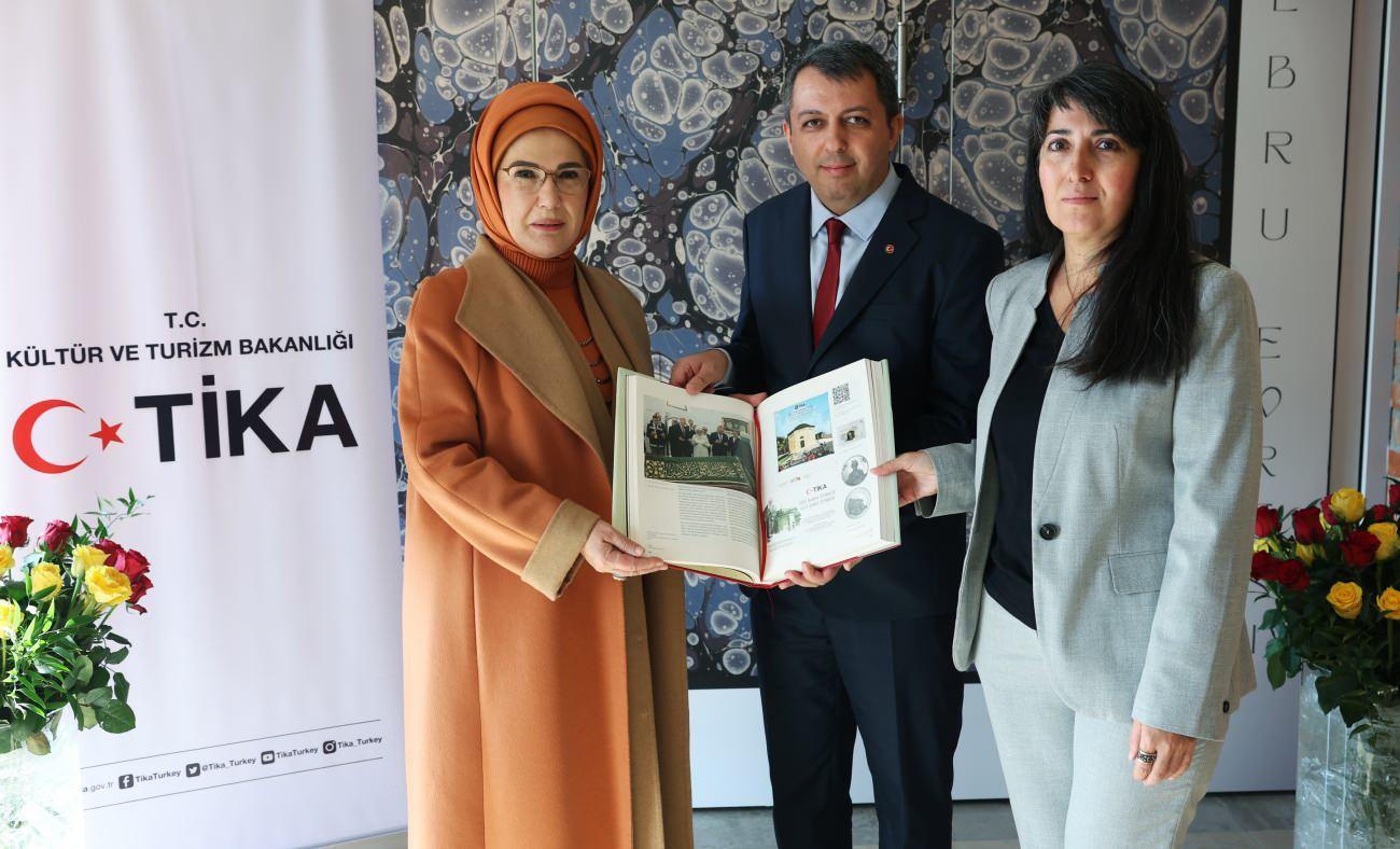 Emine Erdoğan Budapeşte'de Osmanlı mirasını anlatan kitap tanıtım programına katıldı