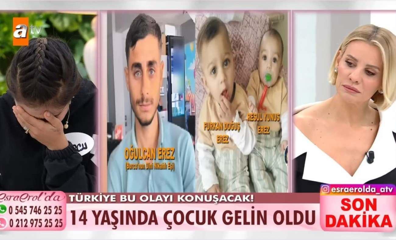 Esra Erol'dan çocuk gelin tepkisi: 14 yaşında 10 bin TL başlık parası karşılığında gelin oldu!