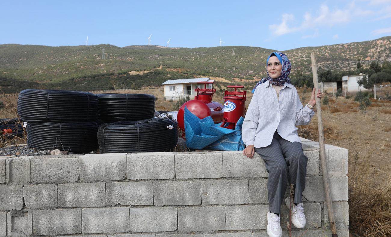 Genç kadın girişimci Sultan'ın yaşama azmi başkan Şahin'in desteği ile perçinlendi!