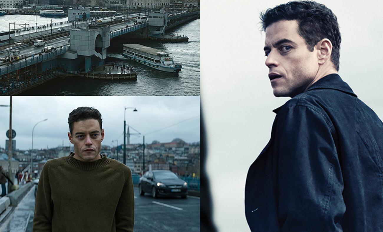Oscar Ödüllü Rami Malek yeni filmi için İstanbul'da! Galata Köprüsü'ndeki kareleri olay oldu