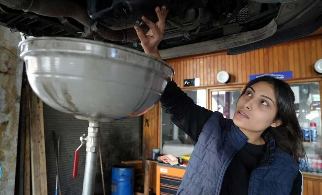Samsun'da sanayini tek kız çırağı: Yağmur Medine Tosun