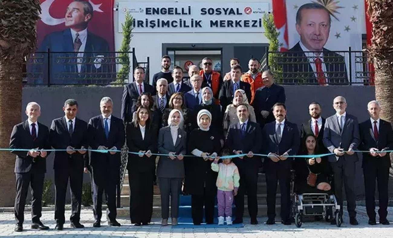 Emine Erdoğan, Hatay Engelli Sosyal Girişimcilik Merkezi'nin açılışını yaptı
