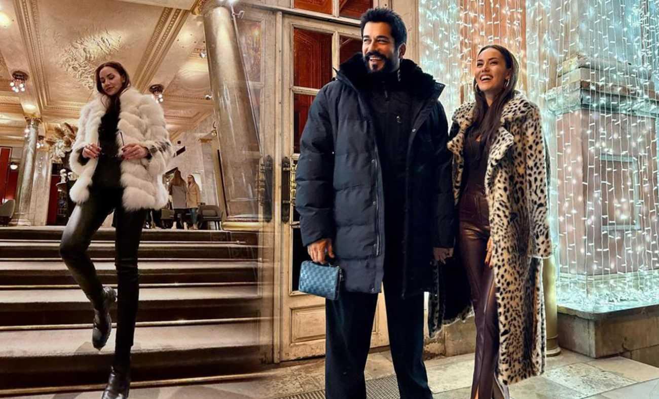 Fahriye Evcen ile Burak Özçivit’in Rusya tatiline beğeni yağdı!