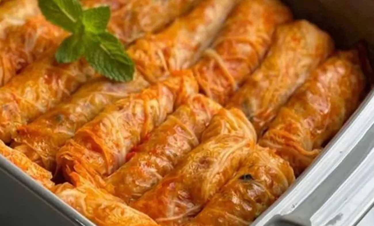 Fırında lahana sarması pişer mi? Fırında lahana sarması tarifi