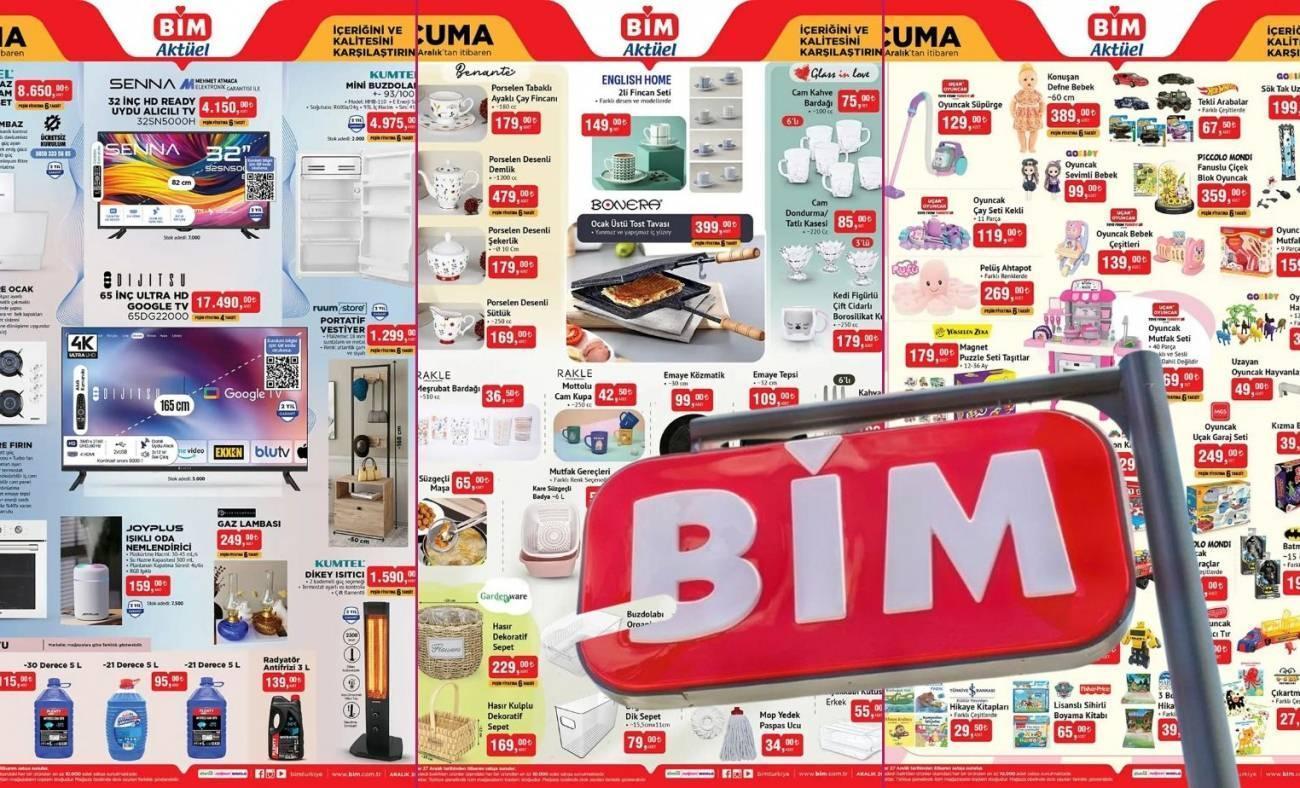 BİM’e mini buzdolabı geliyor! 27 Aralık BİM aktüel katalogu