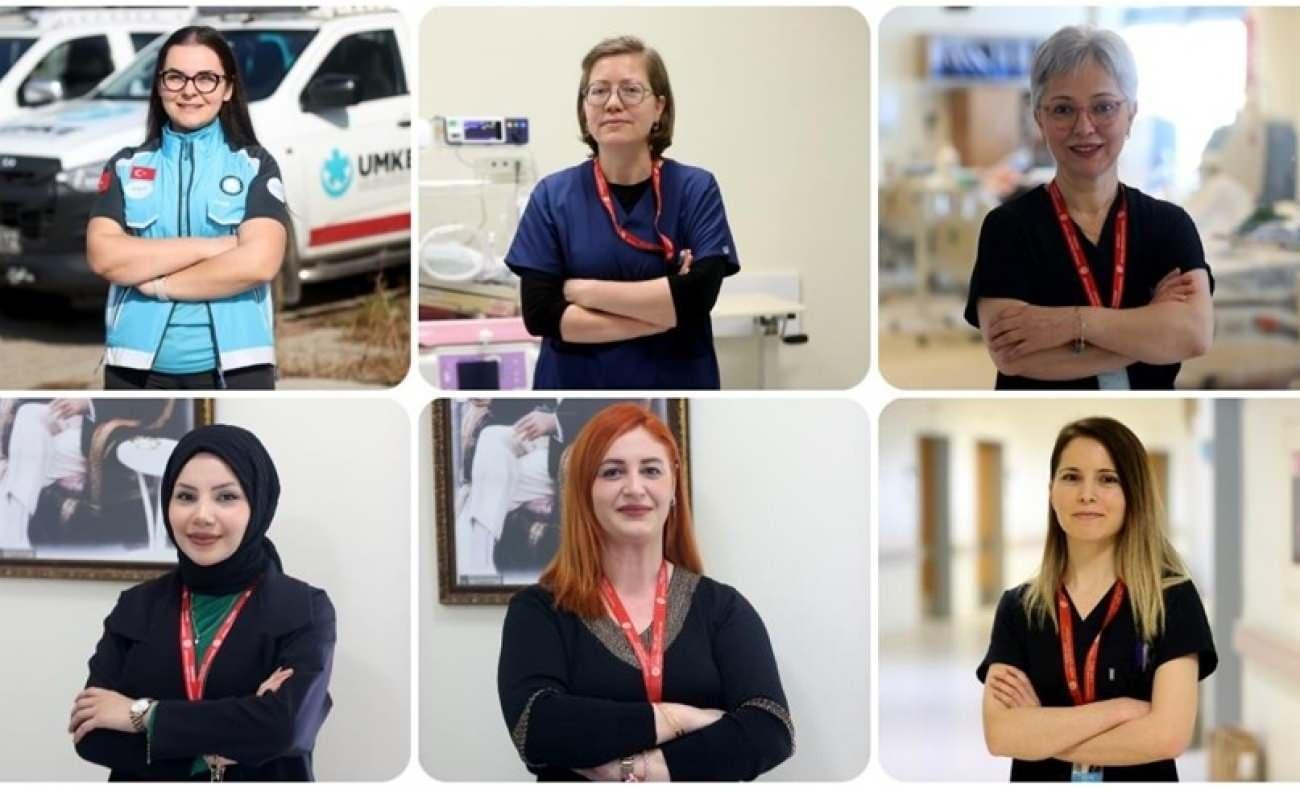 Kırklareli'nde kadın sağlık çalışanları şifa için nöbetteler!