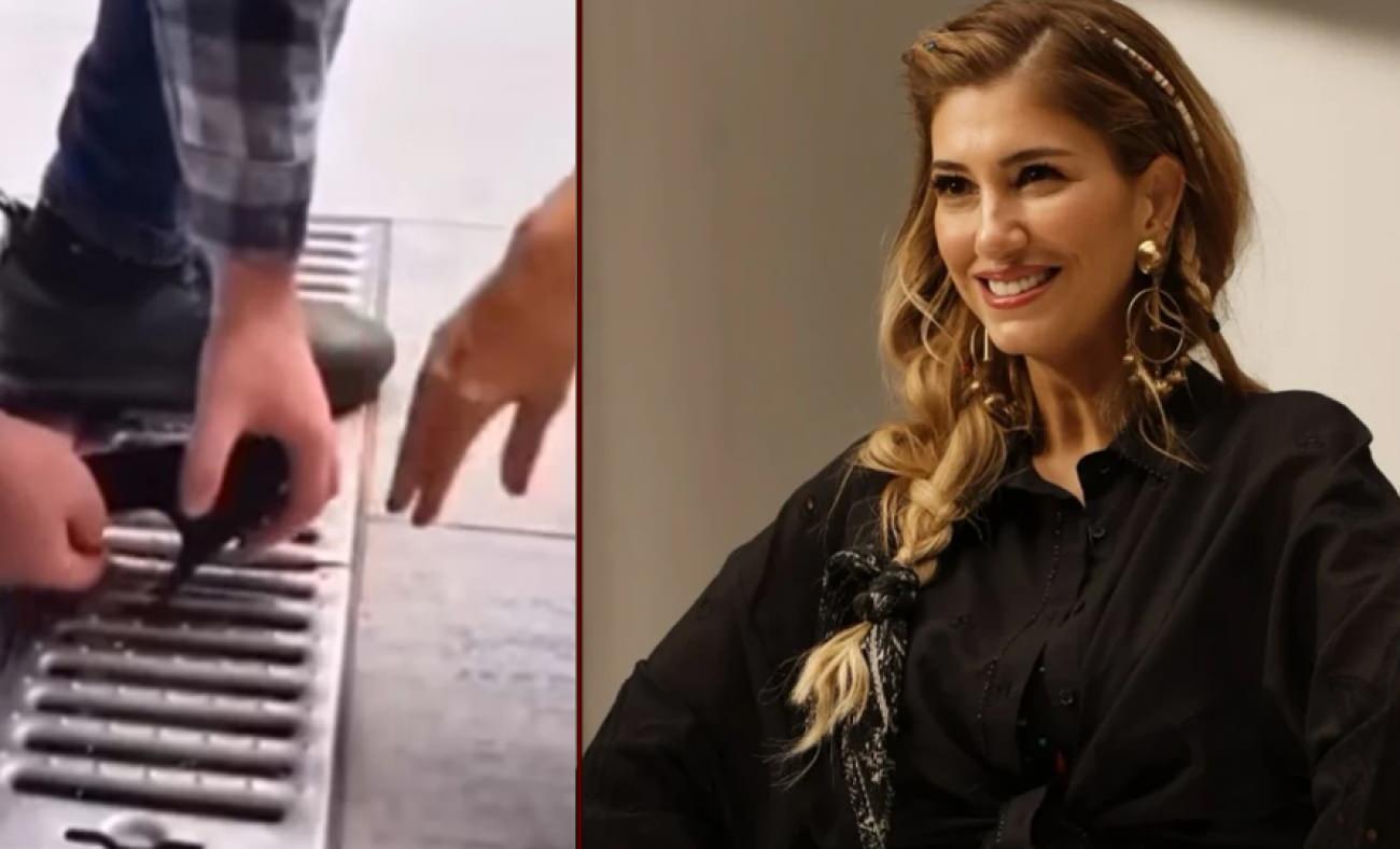 Nadide Sultan topuklu ayakkabı kurbanı oldu! İmdadına mağaza çalışanı yetişti