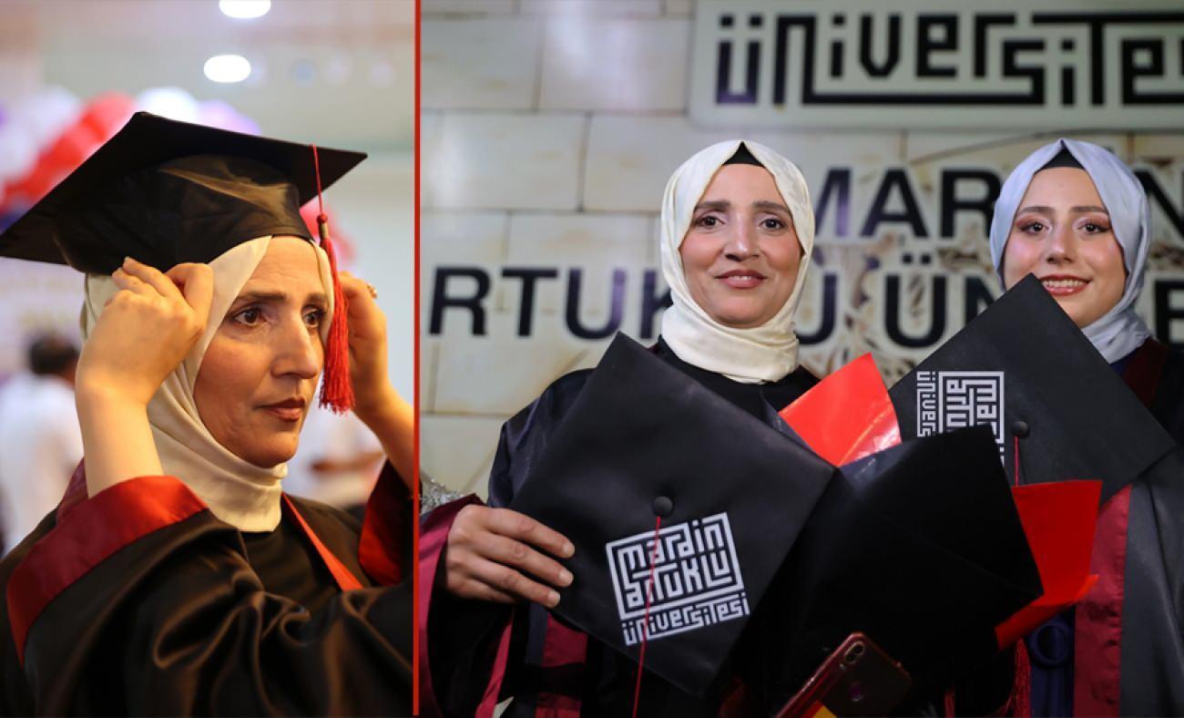 28 Şubat mağduru anne kızıyla birlikte mezun oldu: "Okumanın önünde engel olmaması gerekir"