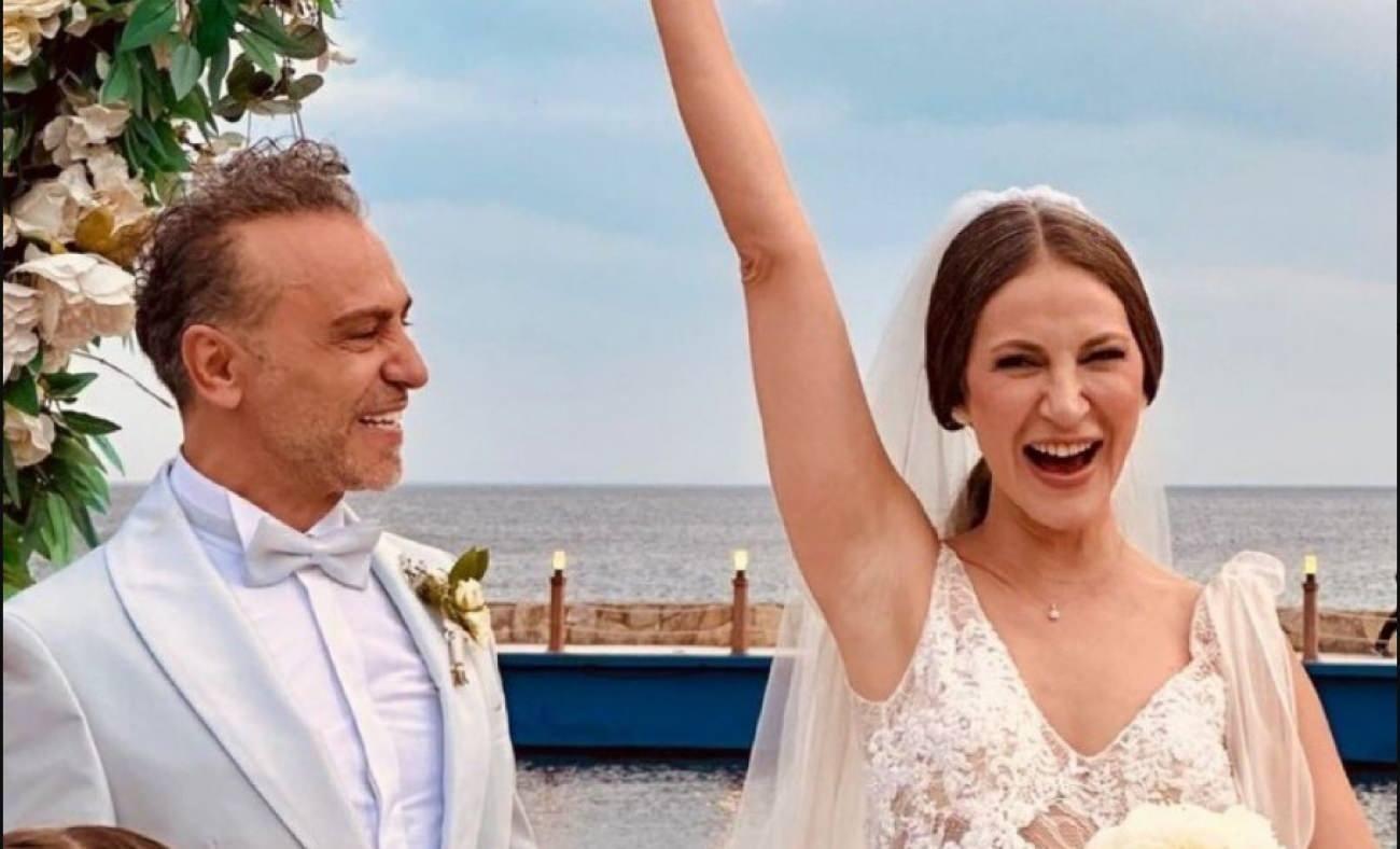 Ünlü çiftin düğün dansı 'Erik Dalı' oldu! Oyuncu Ece Dizdar ve Serdar Orçin evlendi