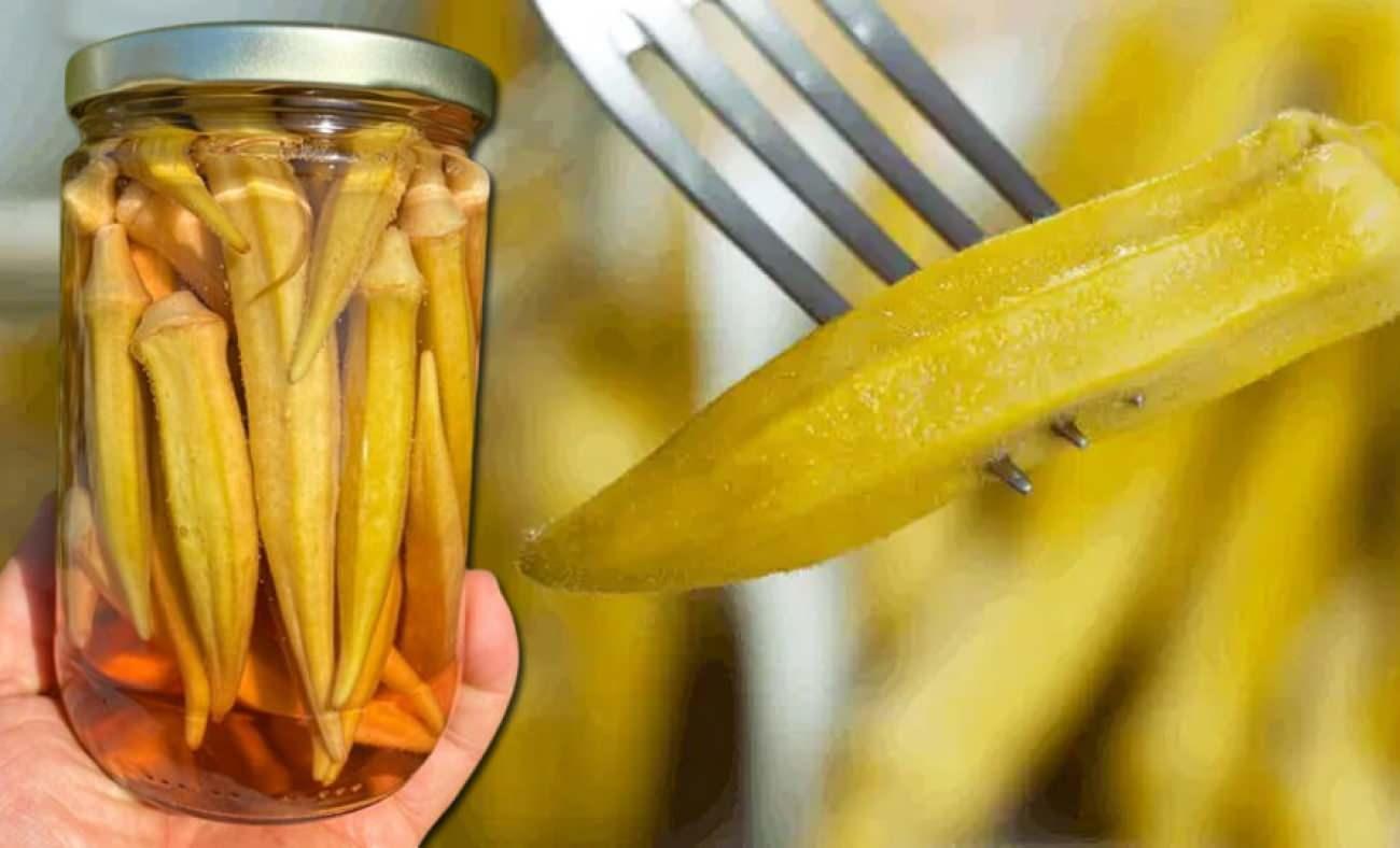 Kıtır kıtır bamya turşusu tarifi: 10 günde sofrada!