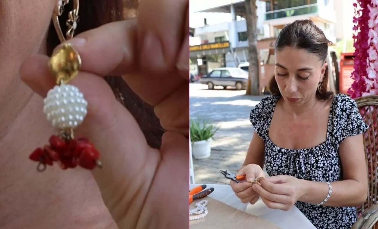 Hobisini mesleğe dönüştürdü! Damla Ataş’ın el emeği takıları büyük ilgi görüyor