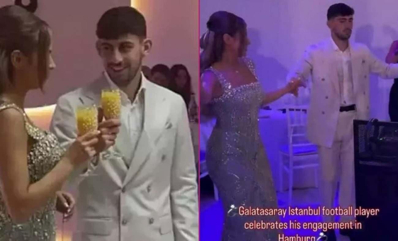 Galatasaraylı Yusuf Demir nişanlandı! Görüntülere yorum yağdı