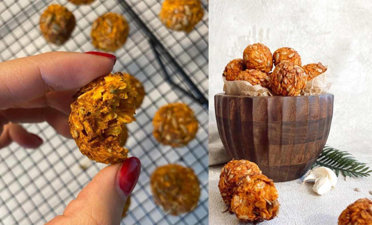 Her lokmada lezzet patlaması: Tuzlu yulaf topları!