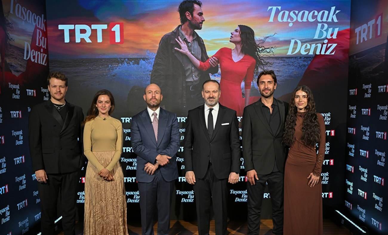 TRT 1'in iddialı dizisi Taşacak Bu Deniz'in galası gerçekleşti
