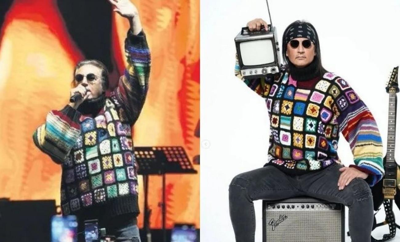 Çelik, 30 yıl sonra ikonik kazağıyla sahnede nostalji yaşattı