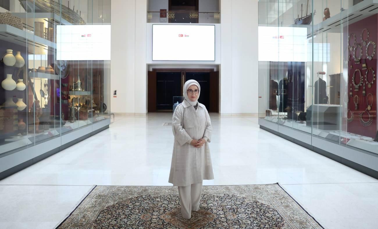 Emine Erdoğan, Umman'daki Ulusal Müze'yi ziyaret etti!