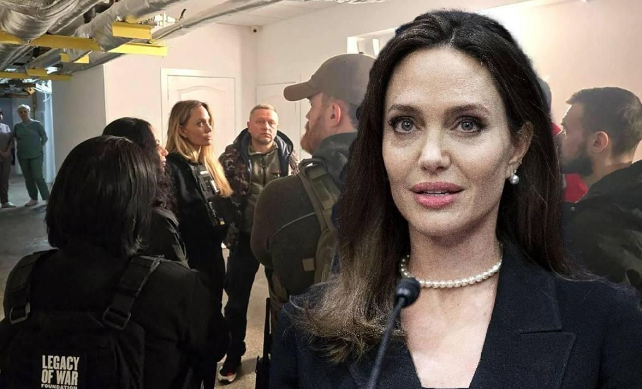 Angelina Jolie’nin Ukrayna ziyaretinde şok olay: Şoförü zorla askere alındı!